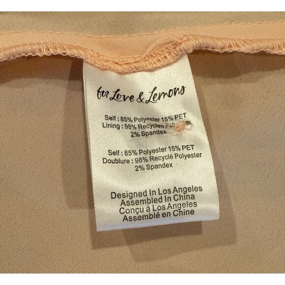 For Love and Lemons Shari Sequin Butterfly Lace Mini Dress Pink Size Small NWT - Picture 6 of 10